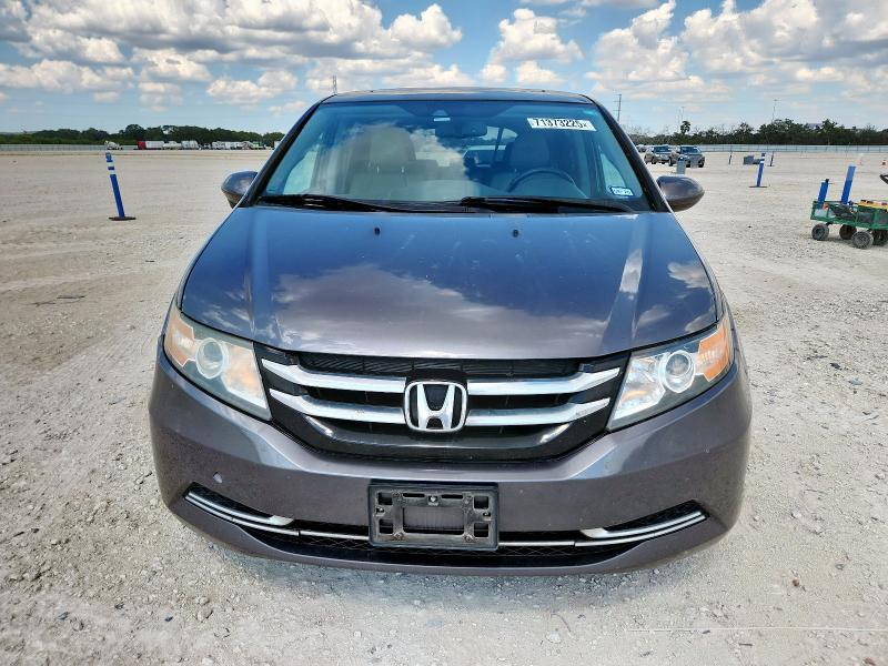 5FNRL5H6XGB038156 - 2016 HONDA ODYSSEY EXL GRAY photo 5