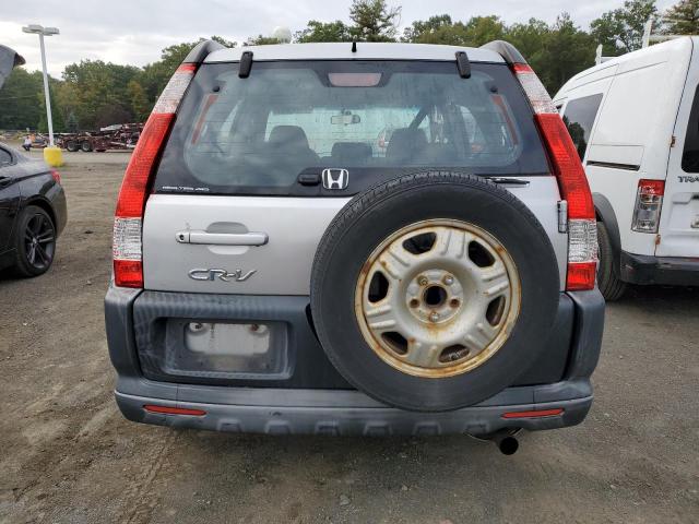 JHLRD78545C044063 - 2005 HONDA CR-V LX GRAY photo 6