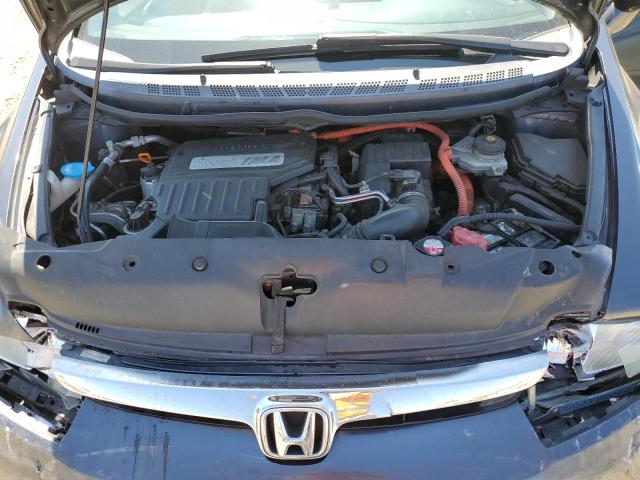JHMFA36247S022839 - 2007 HONDA CIVIC HYBRID GRAY photo 11