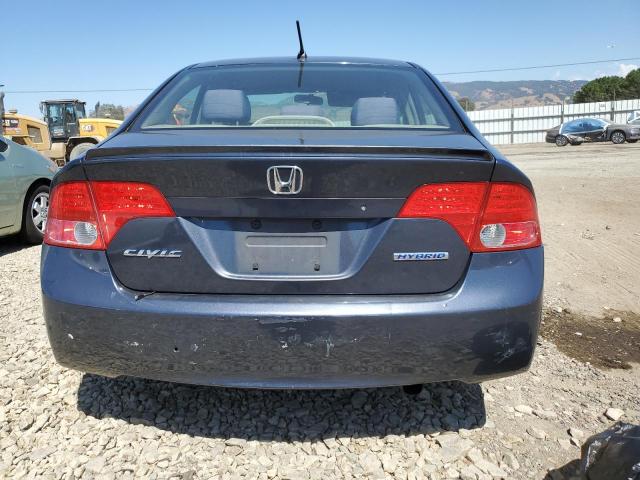 JHMFA36247S022839 - 2007 HONDA CIVIC HYBRID GRAY photo 6