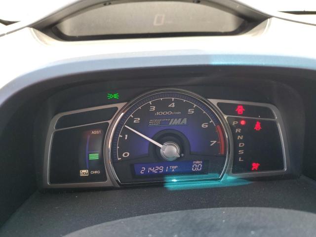 JHMFA36247S022839 - 2007 HONDA CIVIC HYBRID GRAY photo 9