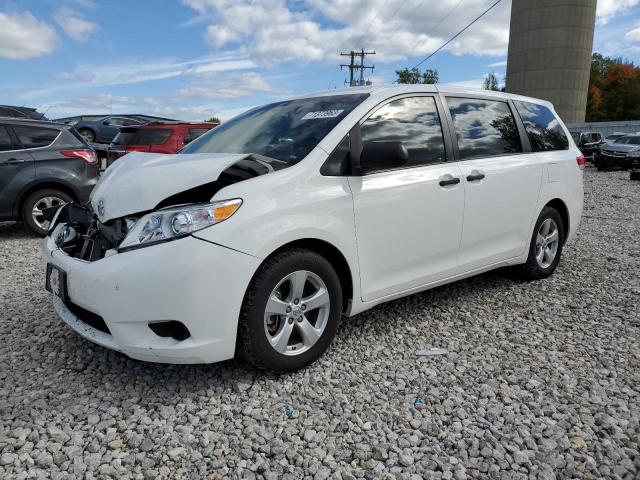 5TDZK3DC7ES497477 - 2014 TOYOTA SIENNA WHITE photo 1