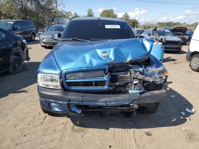 1B7HL38X82S700854 - 2002 DODGE DAKOTA QUAD SPORT BLUE photo 5