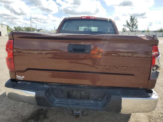 5TFSY5F12EX166789 - 2014 TOYOTA TUNDRA DOUBLE CAB LIMITED BROWN photo 6