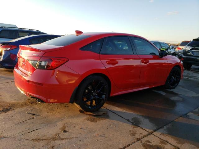 2HGFE2F50NH538308 - 2022 HONDA CIVIC SPORT 红色 照片 3