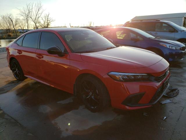 2HGFE2F50NH538308 - 2022 HONDA CIVIC SPORT 红色 照片 4