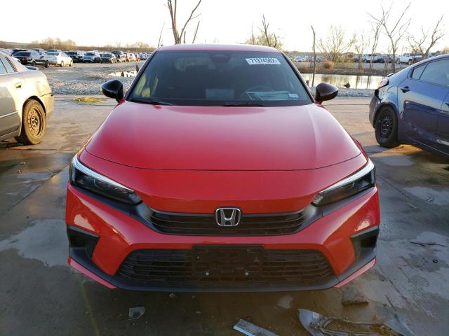 2HGFE2F50NH538308 - 2022 HONDA CIVIC SPORT 红色 照片 5