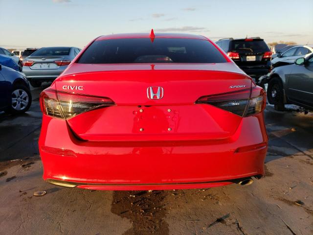 2HGFE2F50NH538308 - 2022 HONDA CIVIC SPORT 红色 照片 6