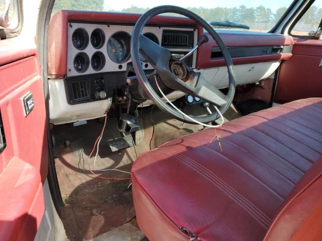 2GCEK14H1D1175924 - 1983 CHEVROLET K10 WHITE photo 8