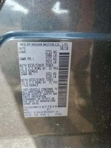 5N1DR2MM4JC677659 - 2018 NISSAN PATHFINDER S Grau Foto 13