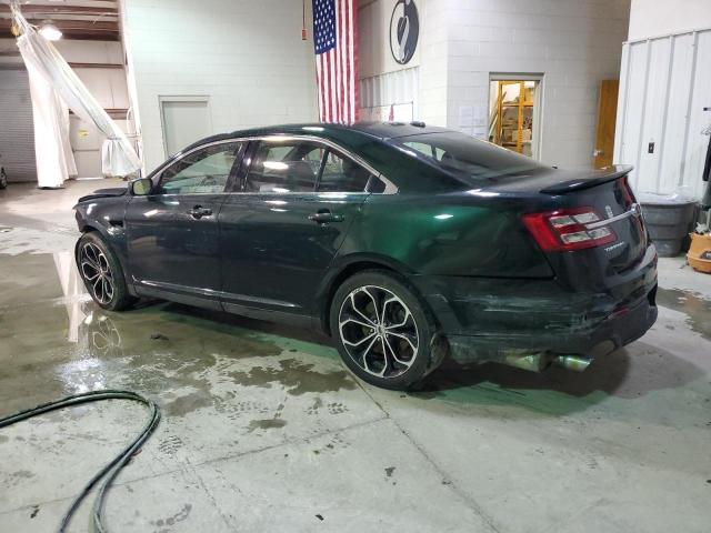 1FAHP2KT7DG200930 - 2013 FORD TAURUS SHO GREEN photo 2