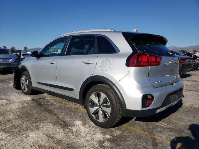 KNDCB3LC5L5365604 - 2020 KIA NIRO LX SILVER photo 2