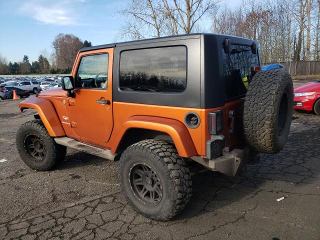 1J4AA5D16AL177471 - 2010 JEEP WRANGLER SAHARA ORANGE photo 2