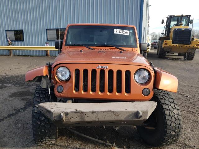 1J4AA5D16AL177471 - 2010 JEEP WRANGLER SAHARA ORANGE photo 5