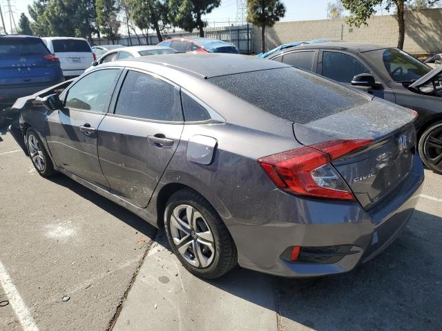 2HGFC2F59JH535276 - 2018 HONDA CIVIC LX GRAY photo 2