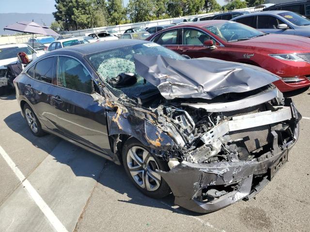 2HGFC2F59JH535276 - 2018 HONDA CIVIC LX GRAY photo 4