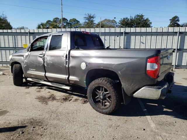 5TFRM5F1XFX090802 - 2015 TOYOTA TUNDRA DOUBLE CAB SR/SR5 GRAY photo 2
