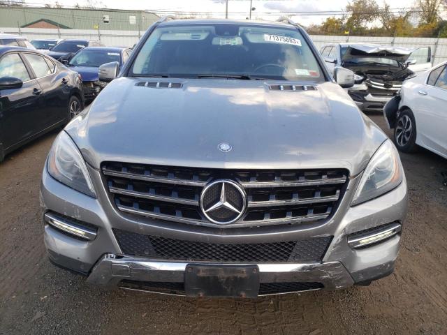 4JGDA5HB2EA290465 - 2014 MERCEDES-BENZ ML 350 4MATIC GRAY photo 5