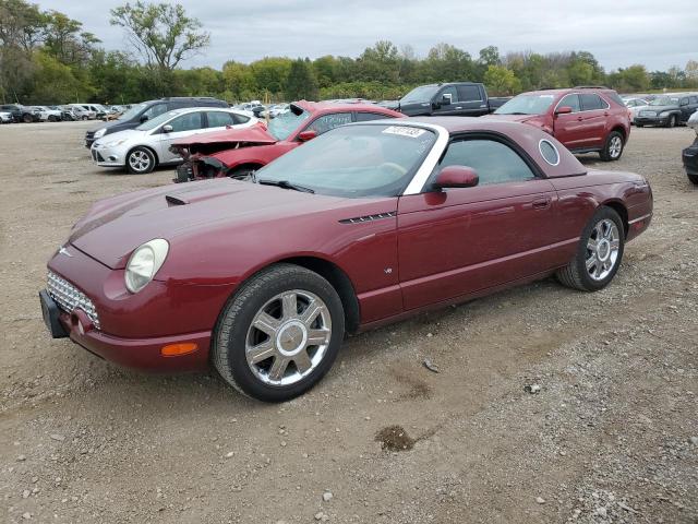 1FAHP60A04Y104317 - 2004 FORD THUNDERBIR MAROON photo 1