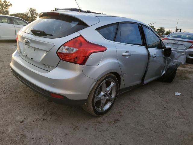 1FADP3N22EL268763 - 2014 FORD FOCUS TITANIUM SILVER photo 3