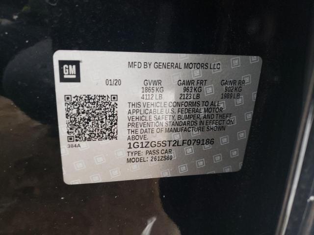 1G1ZG5ST2LF079186 - 2020 CHEVROLET MALIBU RS Qara foto 12