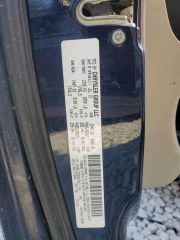 2C4RC1CG3CR412811 - 2012 CHRYSLER TOWN & COU TOURING L BLUE photo 13