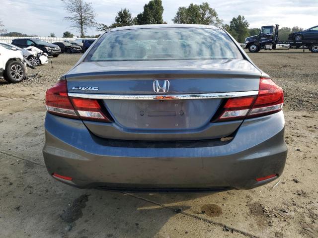 19XFB2F92DE211381 - 2013 HONDA CIVIC EXL GRAY photo 6