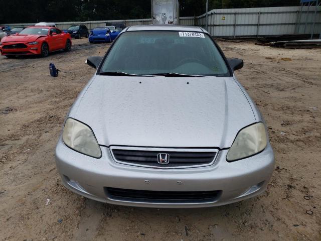 2HGEJ661XYH551843 - 2000 HONDA CIVIC BASE SILVER photo 5