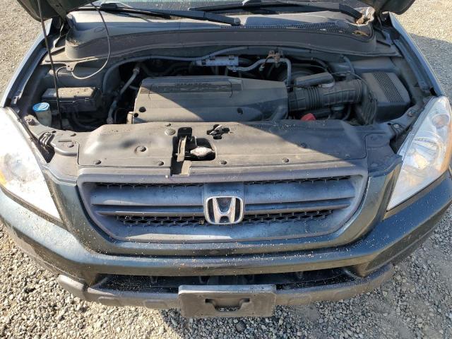 2HKYF18573H543151 - 2003 HONDA PILOT EXL GRAY photo 12