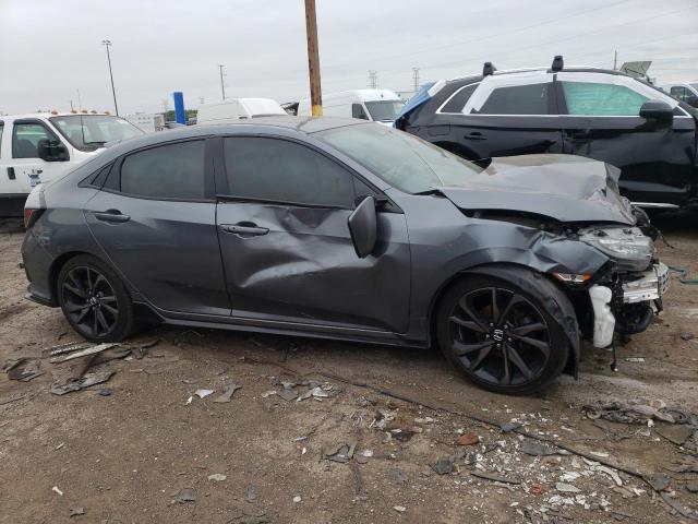 SHHFK7H90JU214830 - 2018 HONDA CIVIC SPORT TOURING GRAY photo 4