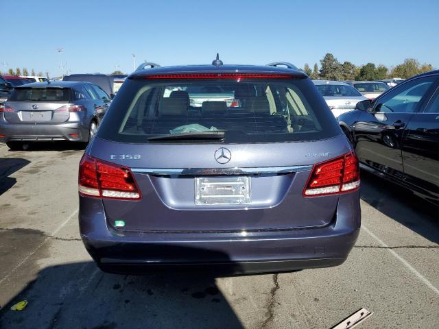 WDDHH8JB9EA976084 - 2014 MERCEDES-BENZ E 350 4MATIC WAGON BLUE photo 6