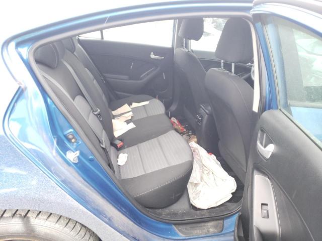 KNAFX4A62E5156242 - 2014 KIA FORTE LX BLUE photo 10