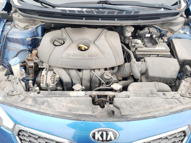 KNAFX4A62E5156242 - 2014 KIA FORTE LX BLUE photo 11