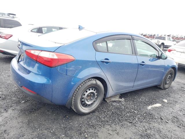 KNAFX4A62E5156242 - 2014 KIA FORTE LX BLUE photo 3