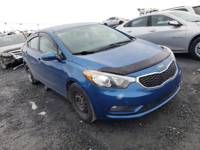 KNAFX4A62E5156242 - 2014 KIA FORTE LX BLUE photo 4