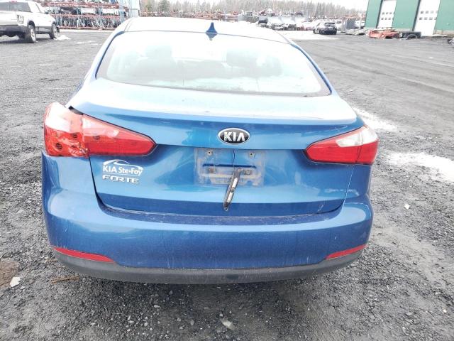 KNAFX4A62E5156242 - 2014 KIA FORTE LX BLUE photo 6