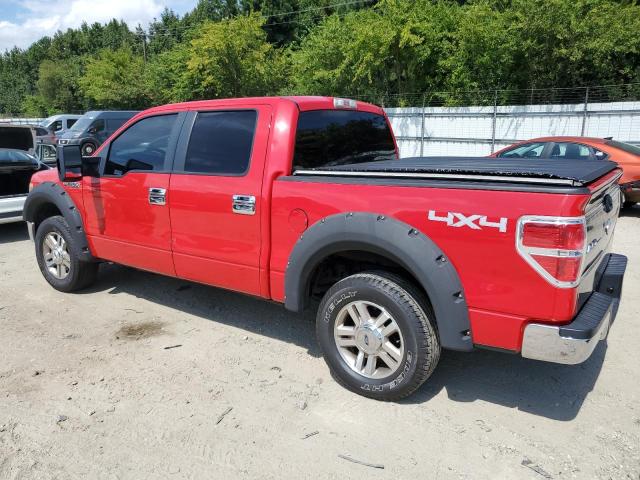 1FTFW1EV9AKE10983 - 2010 FORD F150 SUPERCREW RED photo 2