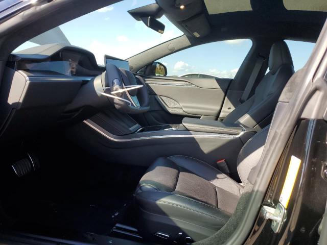 5YJSA1E66NF468588 - 2022 TESLA MODEL S შავი ფოტო 7