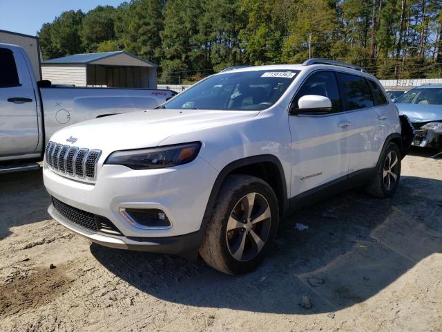 1C4PJMDX7KD280845 - 2019 JEEP CHEROKEE LIMITED WHITE photo 1