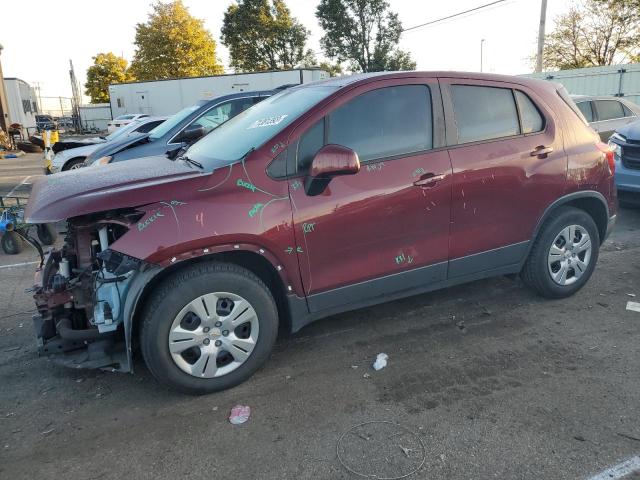 3GNCJKSB4HL173918 - 2017 CHEVROLET TRAX LS BURGUNDY photo 1