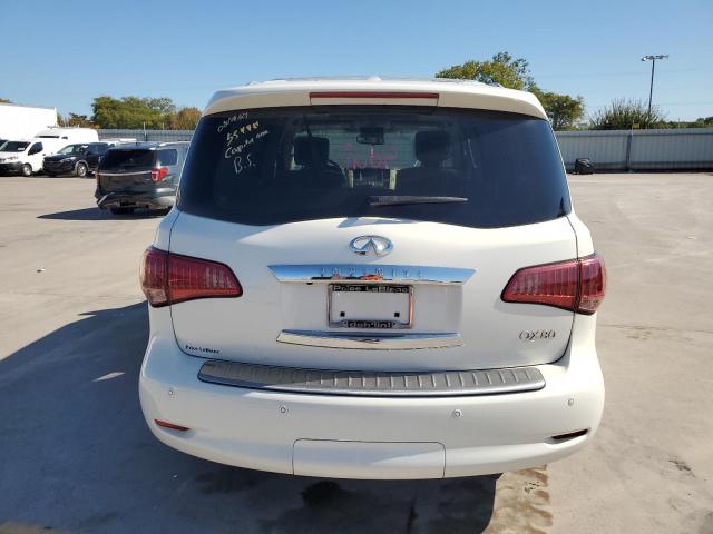 JN8AZ2NF6E9554881 - 2014 INFINITI QX80 WHITE photo 6