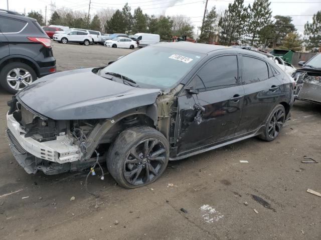 SHHFK7H4XHU228698 - 2017 HONDA CIVIC SPORT Schwarz Foto 1