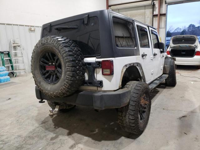 1C4BJWEG1DL680378 - 2013 JEEP WRANGLER U WHITE photo 4