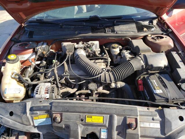 1G1JC5240V7260317 - 1997 CHEVROLET CAVALIER MAROON photo 11