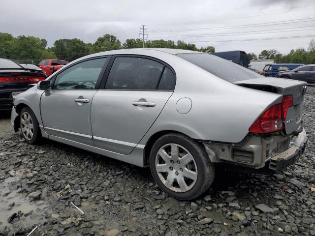 1HGFA16506L147704 - 2006 HONDA CIVIC LX SILVER photo 2