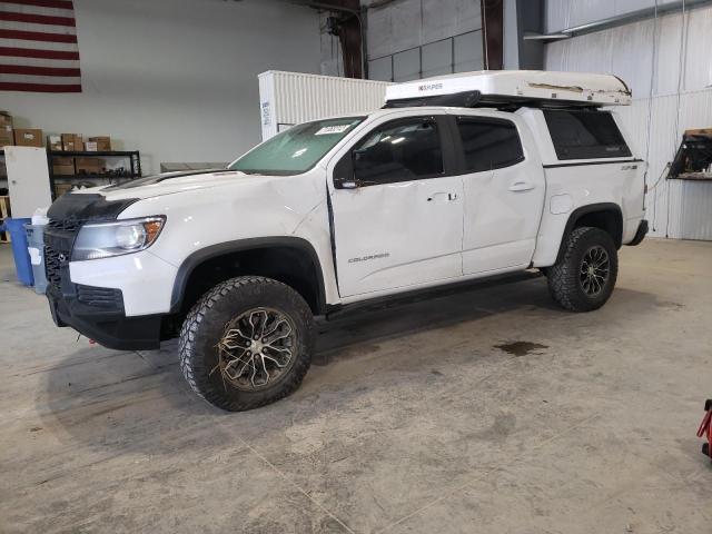 1GCPTEE18M1168456 - 2021 CHEVROLET COLORADO ZR2 WHITE photo 1