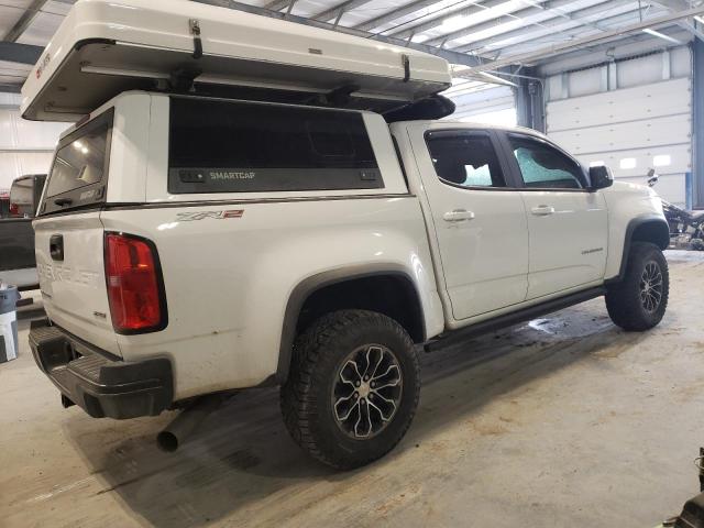 1GCPTEE18M1168456 - 2021 CHEVROLET COLORADO ZR2 WHITE photo 3