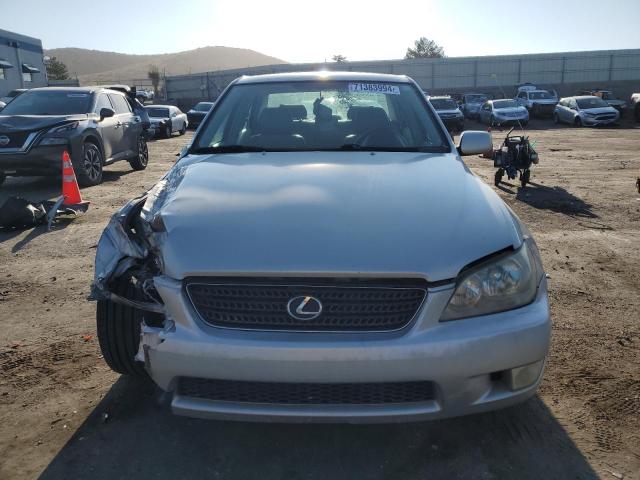 JTHBD192120044033 - 2002 LEXUS IS 300 SILVER photo 5