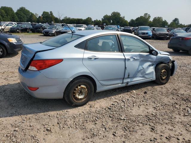 KMHCT4AE3EU691168 - 2014 HYUNDAI ACCENT GLS BLUE photo 3