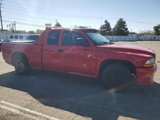 1D7GL32K04S544956 - 2004 DODGE DAKOTA SPORT RED photo 4